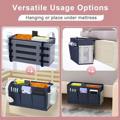 Dual-purpose Bedside Caddy Bedside Organizer, Bed Caddy - Image 2