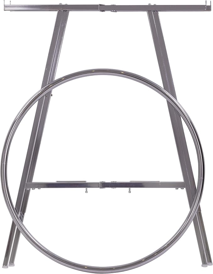 Econoco 36-Inch Folding Round Garment Rack, Adjustable 48–66″ Height Retail - Image 5