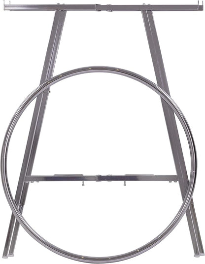 Econoco 36-Inch Folding Round Garment Rack, Adjustable 48–66″ Height Retail - Image 5
