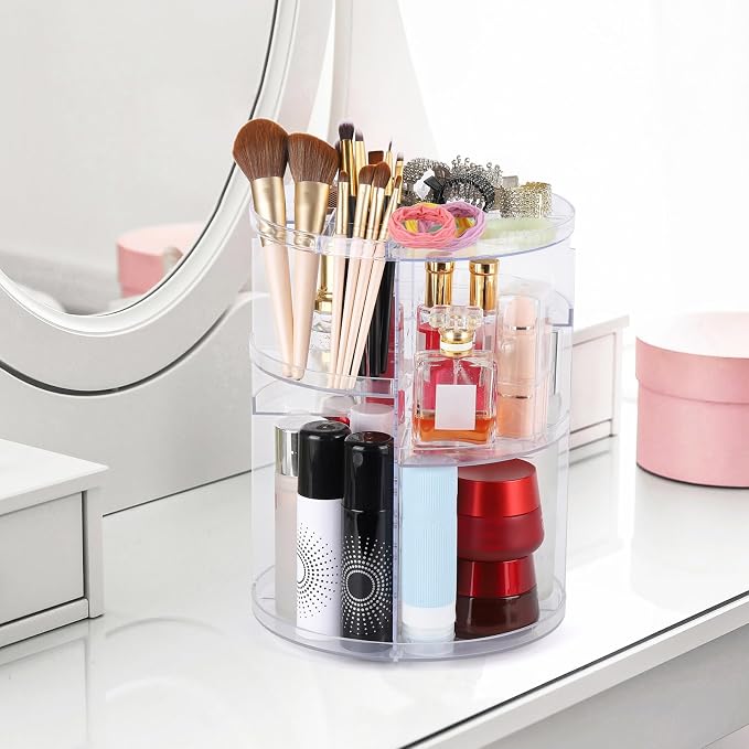 Tbestmax 2 Pack 360 Rotating Makeup Organizer Countertop - Image 5
