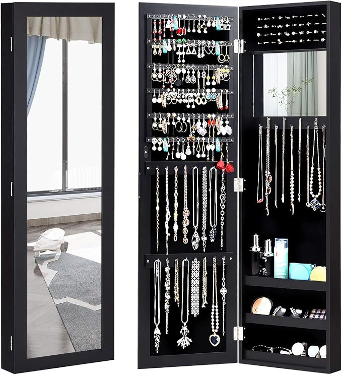 Giantex Wall Mounted Jewelry Cabinet by Giantex