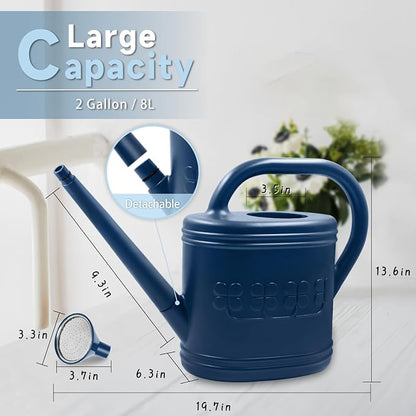 2 Gallon Watering Can, Outdoor Watering Can - Image 2
