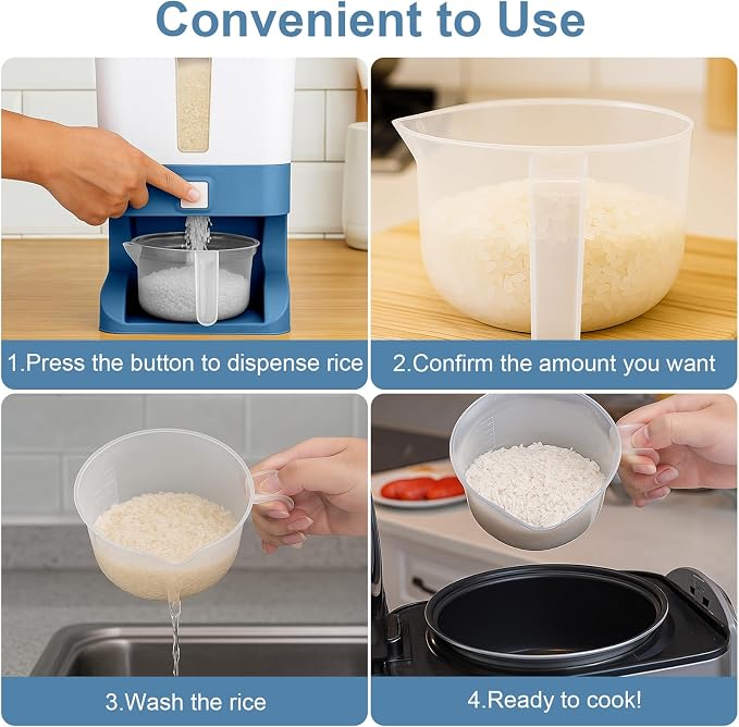 Mity rain Rice Dispenser 20 Lbs - Image 6