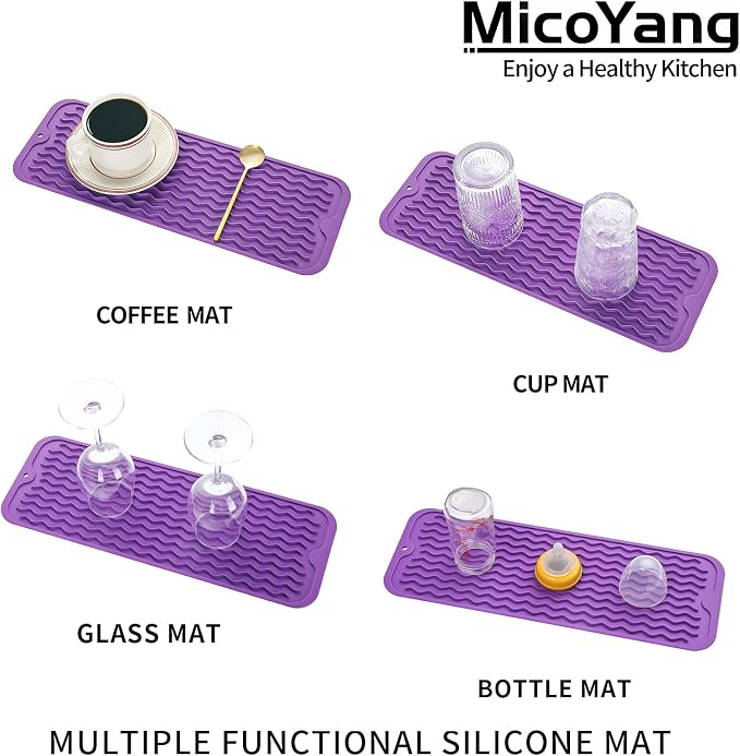 Silicone Dish Drying Mat for Multiple Usage, Easy clean, Eco-friendly, - Image 4