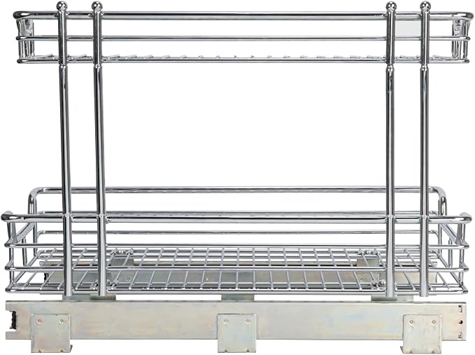 Household Essentials Glidez 2‑Tier Large Multipurpose Chrome‑Plated Steel - Image 8