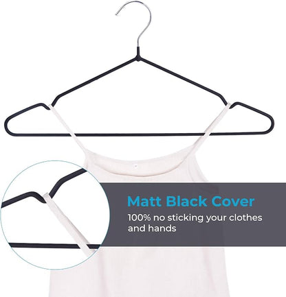 JS Hanger Metal Hangers 16.5" Coat Hangers - Image 3