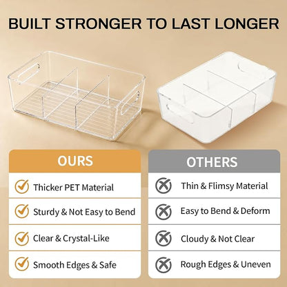 Mpotmiy 10 Pack Pantry Organizers and Storage, Fridge Organization and Storage - Image 9