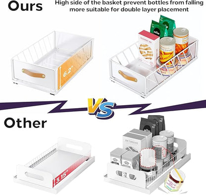 Pull out Cabinet Organizer, Heavy Duty Slide out Pantry Shelves Drawer Storage - Image 5