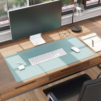 Smead Desk Pad, Vegan Leather Desk Mat - Image 7