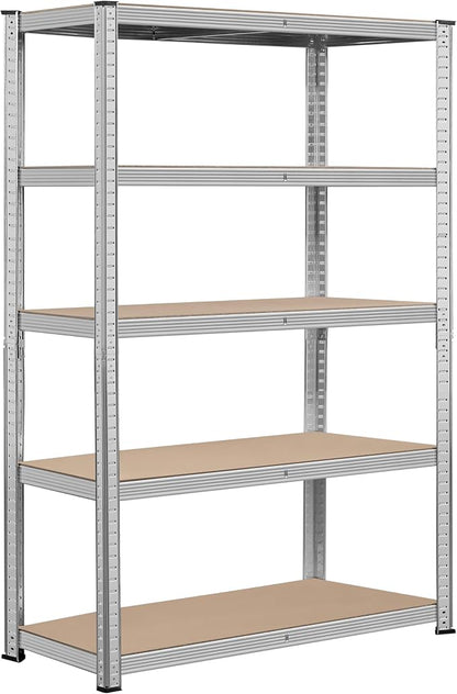 Topeakmart 5-Tier Utility Shelves, Metal Storage Shelves Unit Adjustable Garage by Topeakmart