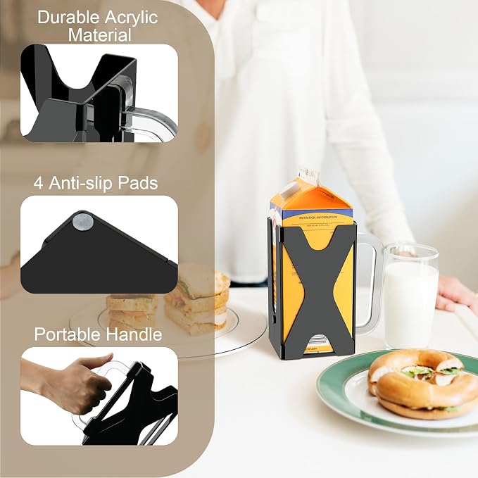 Beautyflier Half Gallon Milk Carton Holder - Image 2