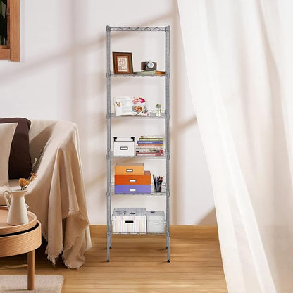 BestOffice Adjustable NSF-Certified Metal Shelf Wire Shelving Unit Storage - Image 2