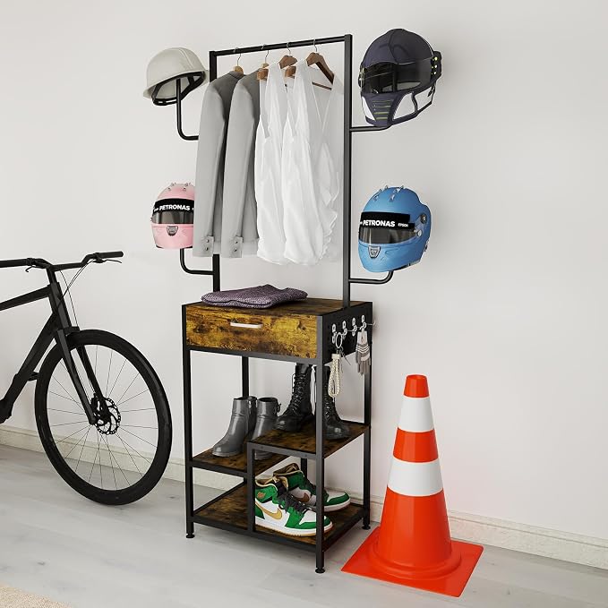 uyoyous Motorcycle Helmet Holder, Helmet Stand, Large Standing Helmet Holder - Image 7