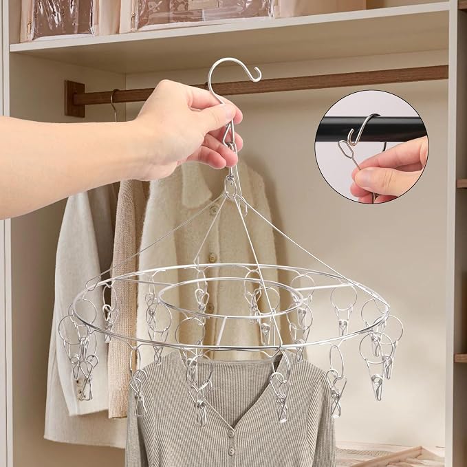 6 Pack 13 inch Round Stainless Steel Drying Rack - Image 5