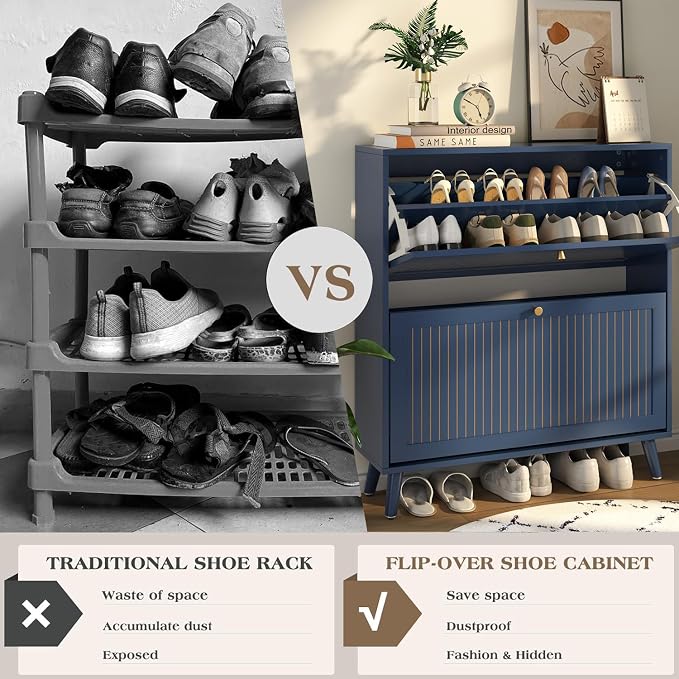 Fsbecl Shoe Storage Cabinet for Entryway - Image 7
