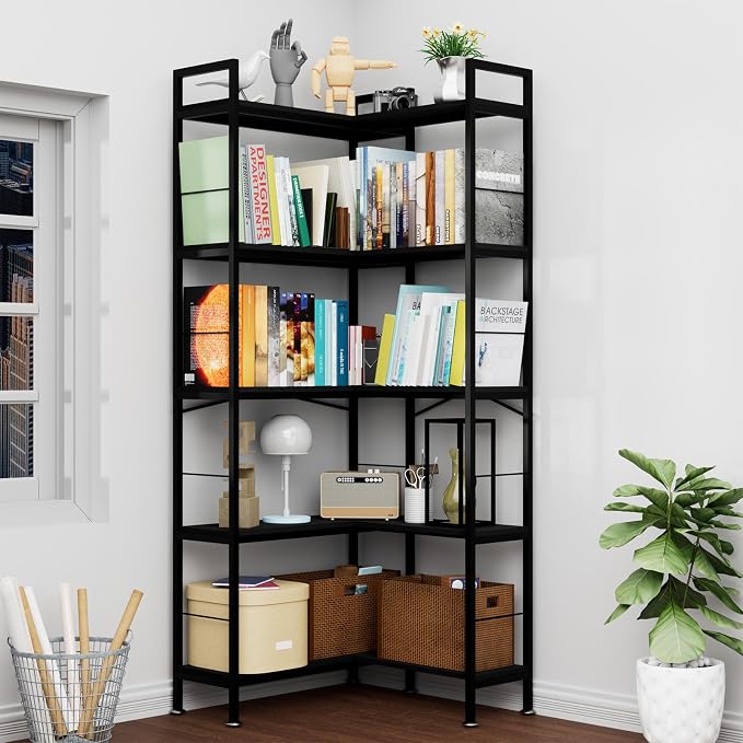 Corner Bookshelf, Living Room, Bedroom - Image 2