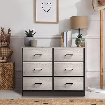Sorbus Dresser with 6 Faux Wood Drawers - Image 2