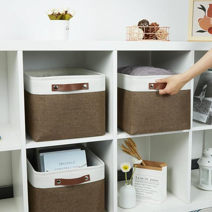 HNZIGE Fabric Storage Baskets - Image 3
