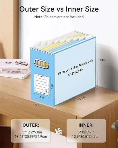 Portable Collapsible Cardboard File Box - Image 2