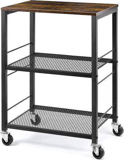 LIANTRAL 3 Tier Rolling Cart, Living Room by LIANTRAL