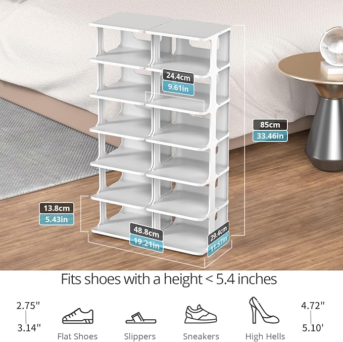 ZOINLIY Stackable Shoe Organizer - Image 5
