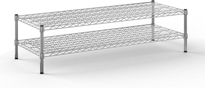 21" Deep x 54" Wide x 14" Height Wire Shelving Kit | 2-Tier | NSF Commercial by Regal+Altair