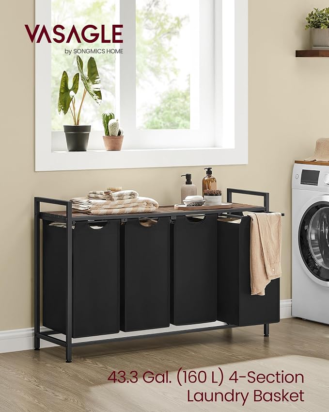 VASAGLE Laundry Hamper, Laundry Basket, Laundry Sorter - Image 2