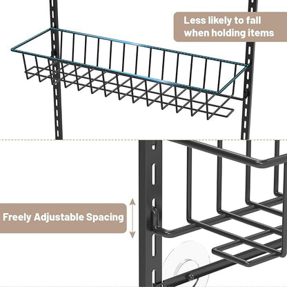 ElegantArray 8-Tier Pantry Door Organizer, Hanging Spice Rack Shelves, Home - Image 6