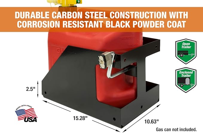 Buyers Products LT32 Locking Rack Gas Container Holder - Image 3