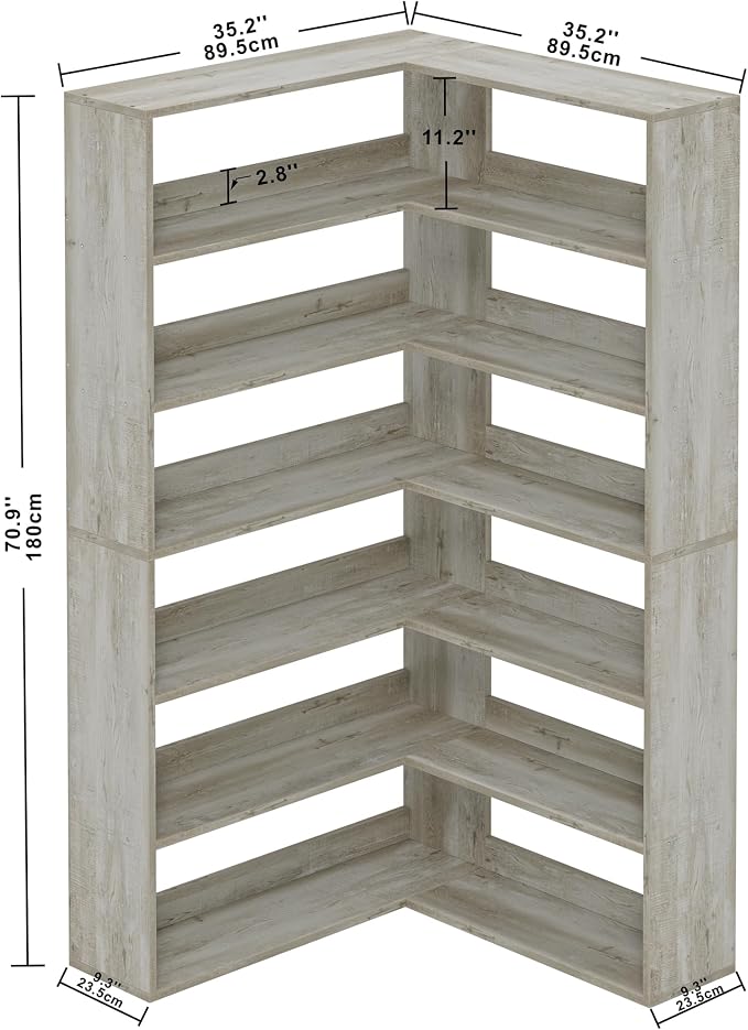 IRONCK Bookshelves 6 Tiers - Image 3