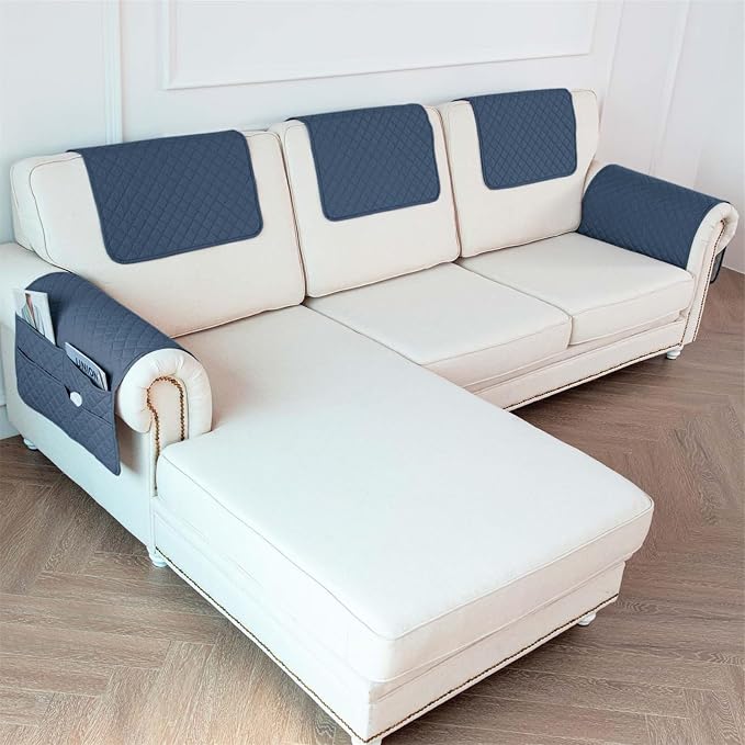 Waterproof Sofa Armrest Cover Headrest Cover by ZGDDPZA