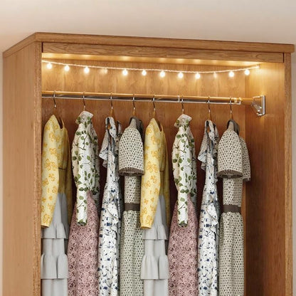 Stainless Steel Adjustable Closet Rod, No-Drill Installation, Heavy-Duty - Image 3