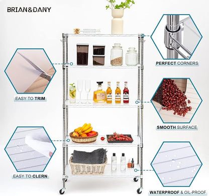 BRIAN & DANY Wire Shelf Liner 13.4" x 23.2", Heavy Duty Shelf Liners - Image 4