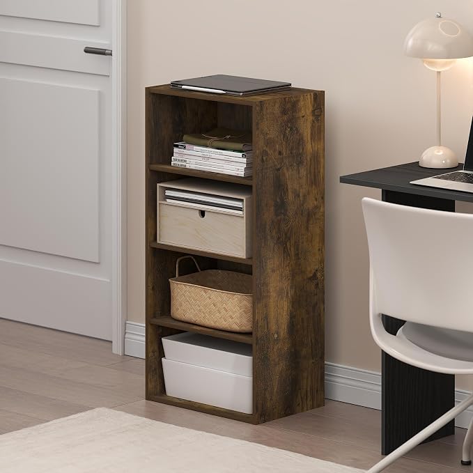 Furinno Basic Book Shelf, 4-Tier Bookcase - Image 2
