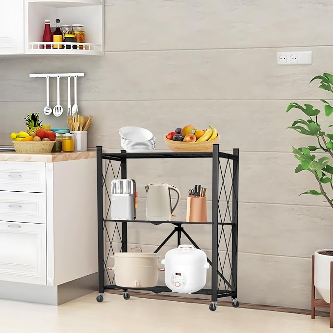 3 Tier Foldable Storage Shelf - Image 8