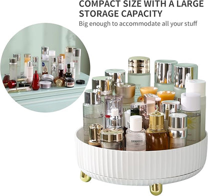 funest Makeup Perfume Organizer, 360 Degree Rotating Lazy Susan Cosmetic Desk - Image 3