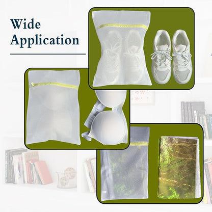 10 Pcs Laundry Bags Mesh Wash Bags, Premium Durable Double-Layer Honeycomb Mesh - Image 3