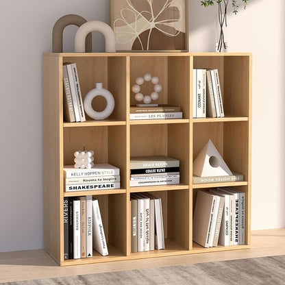 Wooden 9 Cube Storage Organizer - Image 5