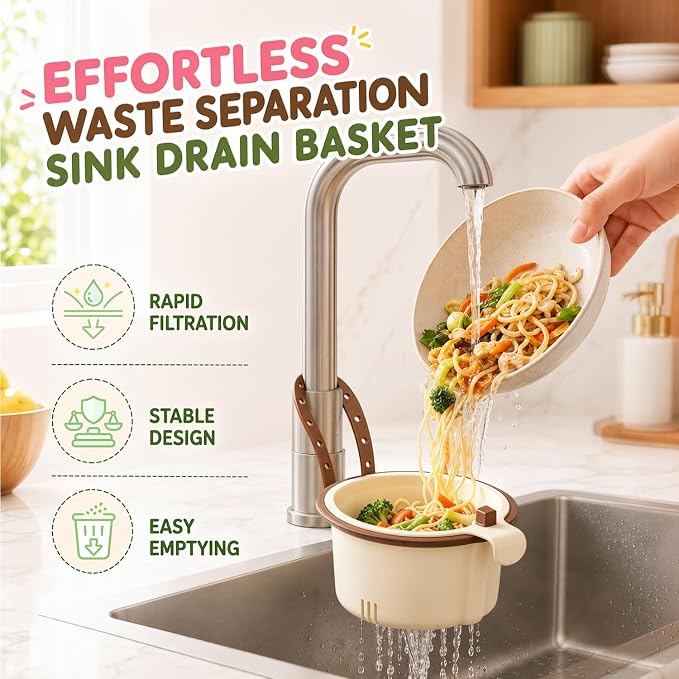 Sink Filter Basket, Kitchen Sink Strainer Basket - Image 5