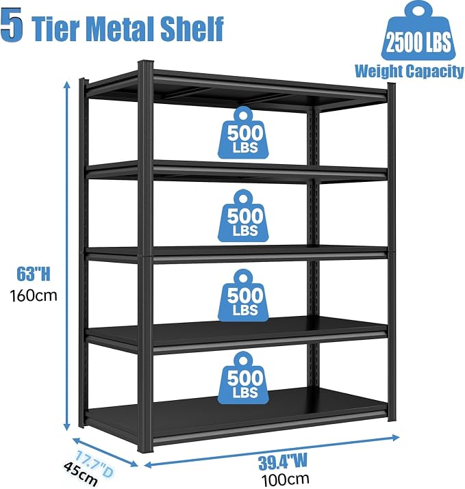 Shelf for Garage Power Tools/Kitchen Appliances/Basement Pantry Laundry Utinity - Image 3