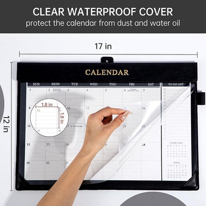 Yoment Desk Calendar 2026-2027, Jan 2026-Dec 2027, Large Desk Calendar - Image 4
