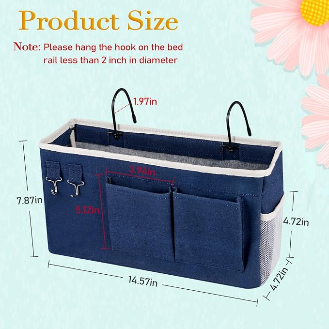 Bedside Storage Caddy/Bedside Hanging Storage Bag - Image 4