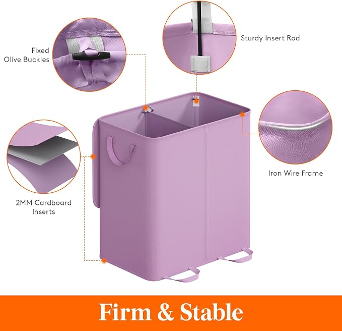 Lifewit Double Laundry Hamper - Image 2