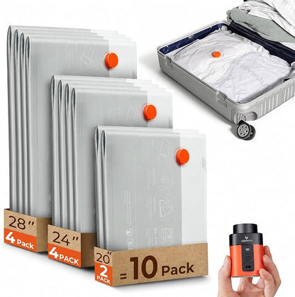 ETENWOLF 10 Pack Reusable Vacuum Storage Bags - Image 9