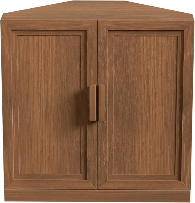Casaphoria Farmhouse Corner Cabinet, Wooden Corner Storage Cabinet - Image 7