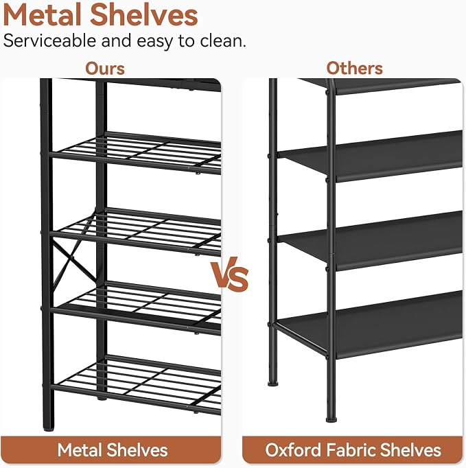 Shoe Rack for Entryway, 5 Tier Shoe Organizer - Image 8