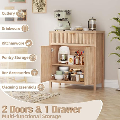Wooden Sideboard Buffet Cabinet - Image 4