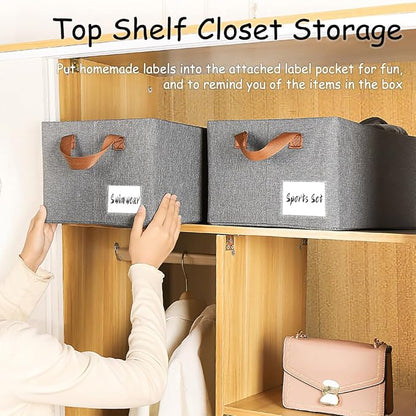 AARAINBOW Linen Closet Organizer Storage Bin - Image 7