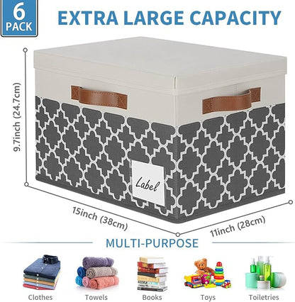 GhvyenntteS Large Fabric Storage Bins - Image 3