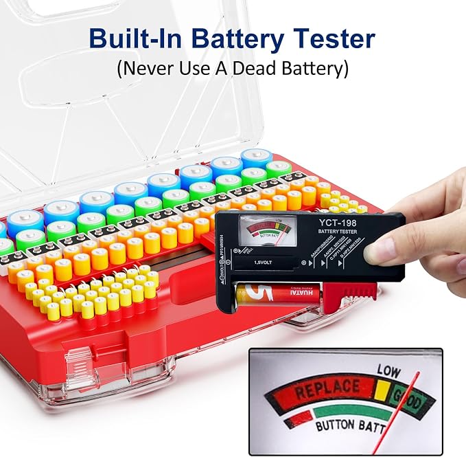 Battery Organizer Storage Holder Box Case - Image 6